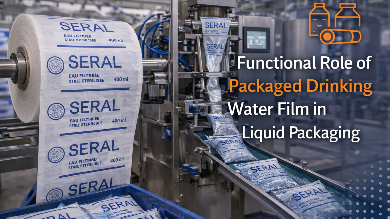 Packaged drinking water film roll and sachet filling machine in Africa liquid packaging facility for water pouch production