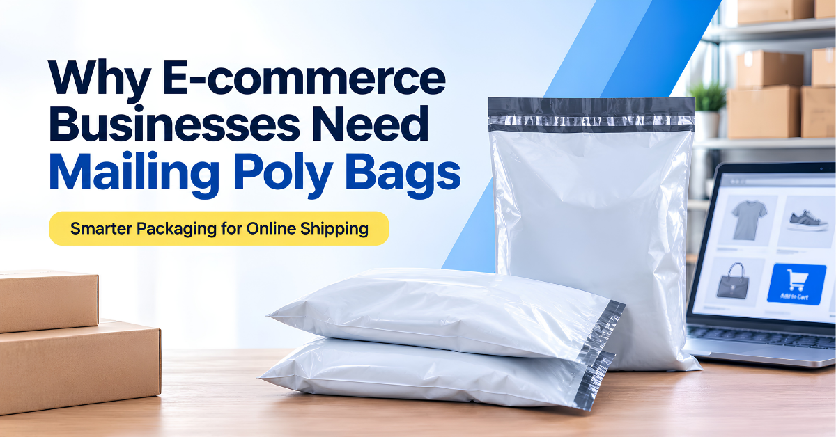 Why E-commerce Businesses Need Mailing Poly Bags – Professional poly mailer packaging for secure and cost-effective online shipping in Uganda.