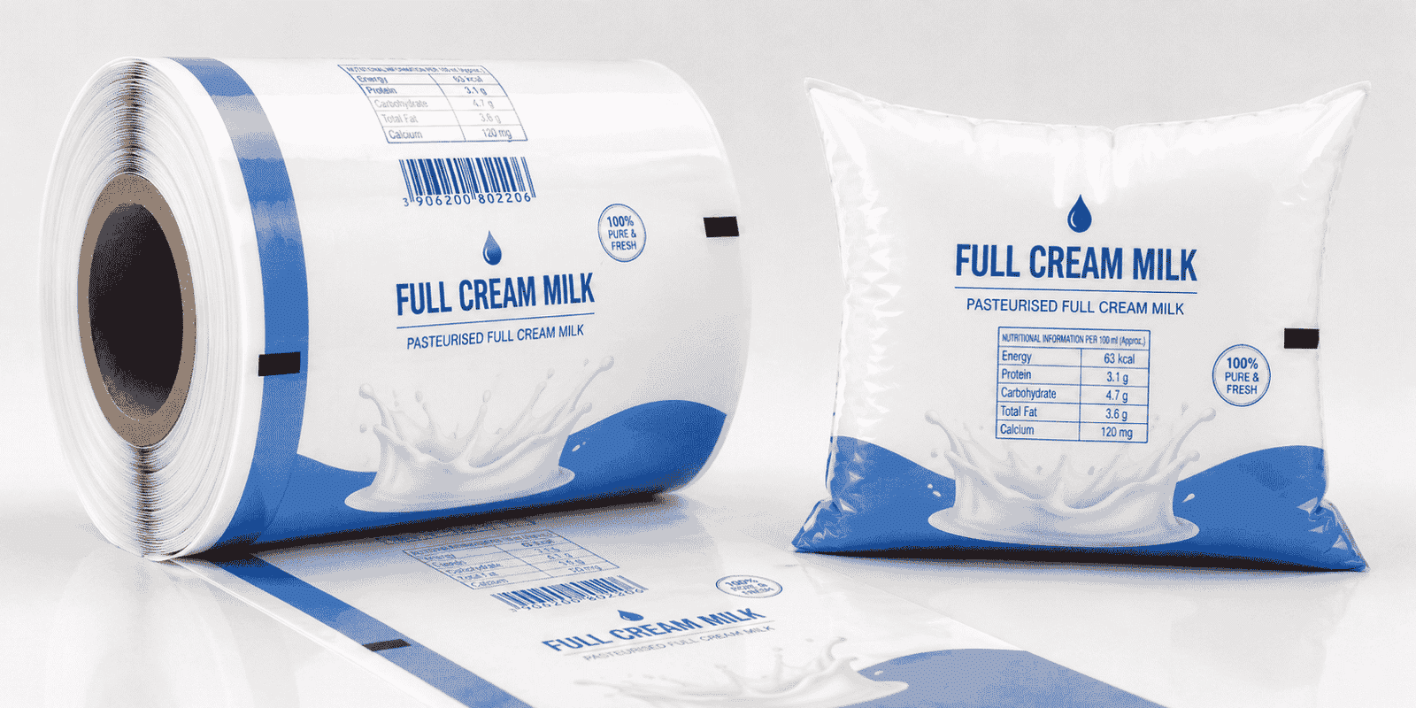 Milk pouch and packaging film for dairy products in Kenya