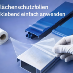 Oberflächenschutzfolien selbstklebend einfach anwenden
