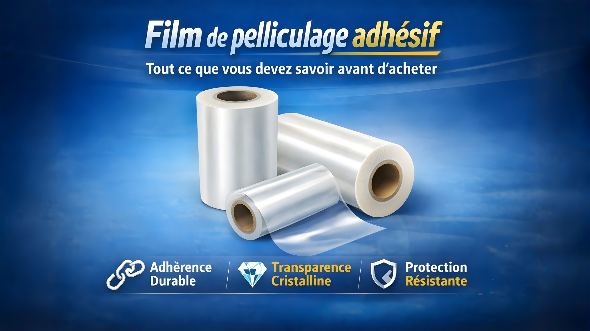Film de pelliculage adhésif : Tout ce que vous devez savoir avant d’acheter