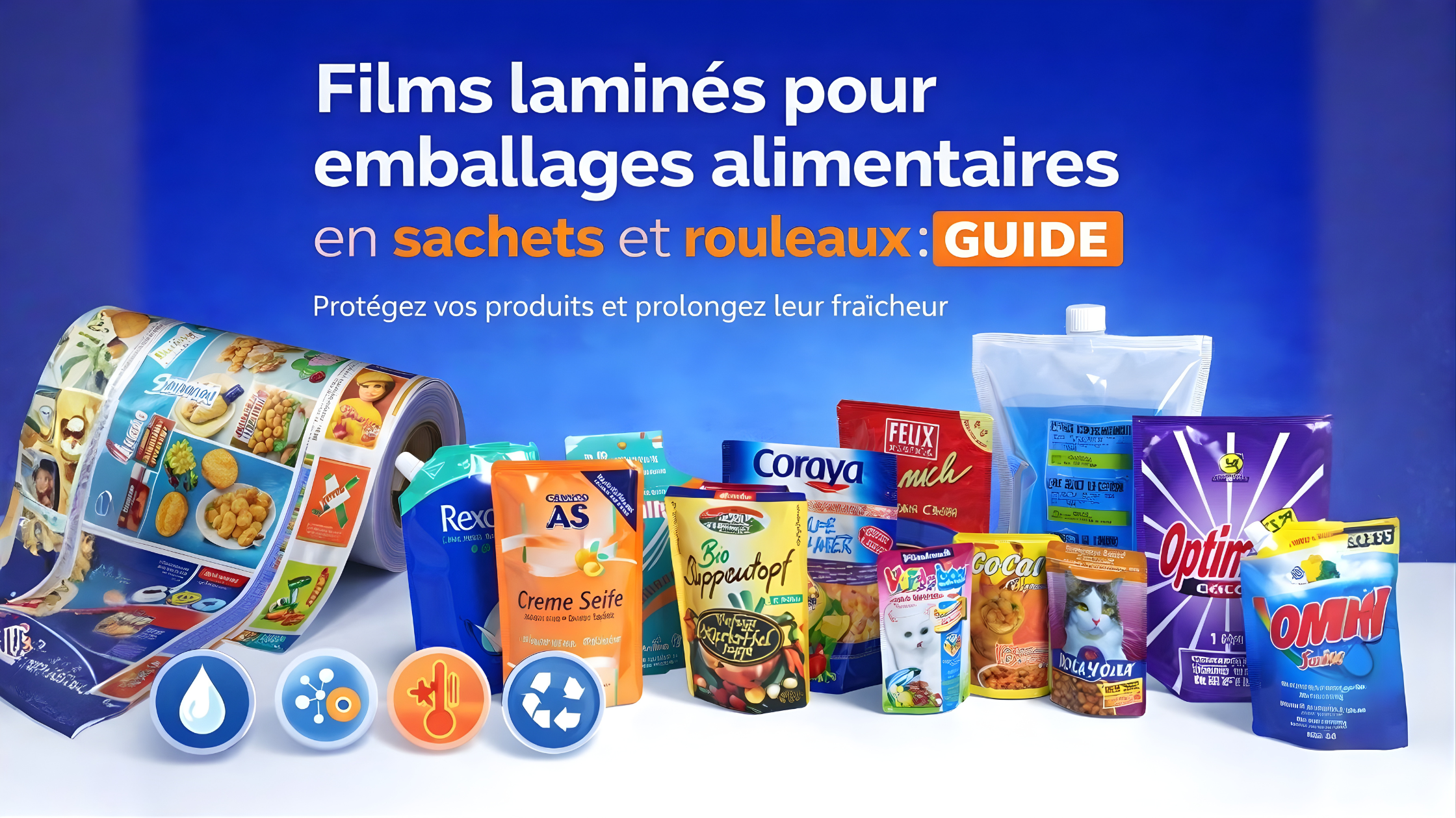 Films laminés pour emballages alimentaires en sachets et rouleaux : Guide