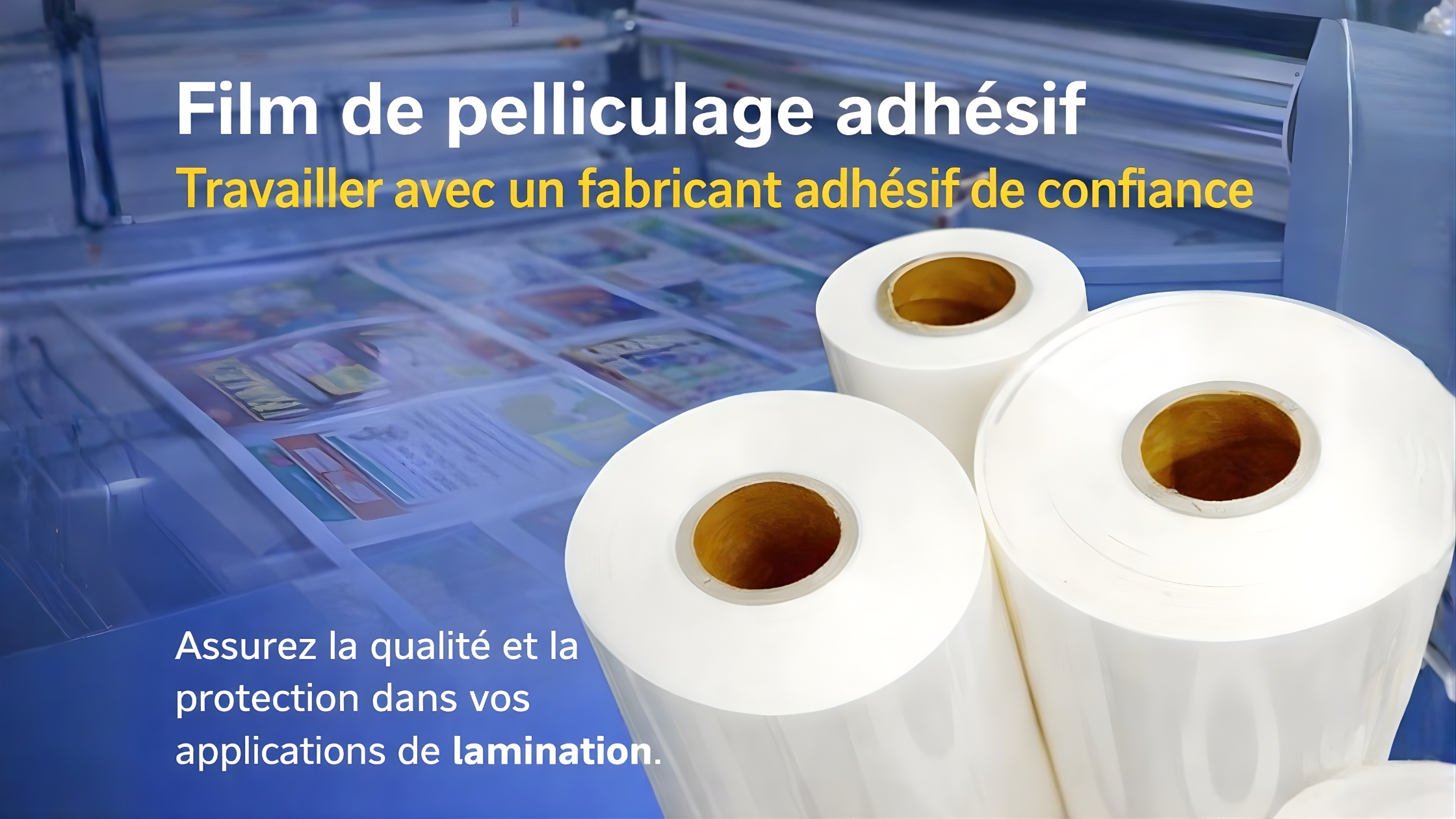 Film de pelliculage adhésif : travailler avec un fabricant adhésif de confiance