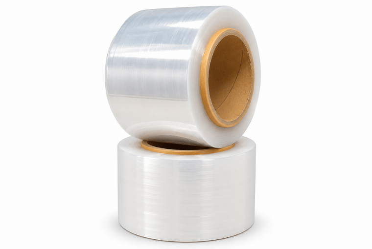 Mini rouleaux de film étirable transparent Mini rouleaux de film étirable transparent pour l’emballage manuel