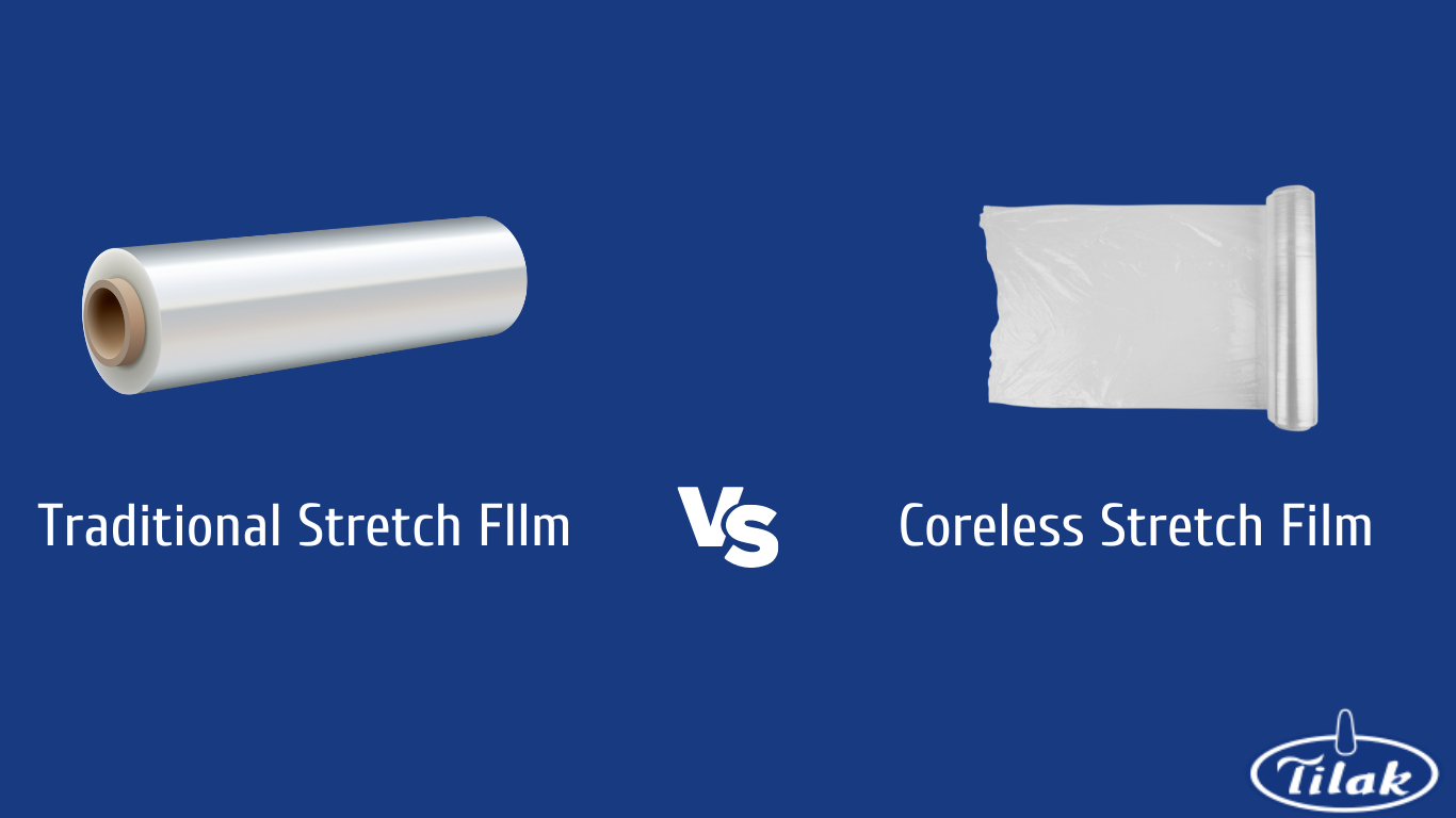traditional stretch film vs coreless