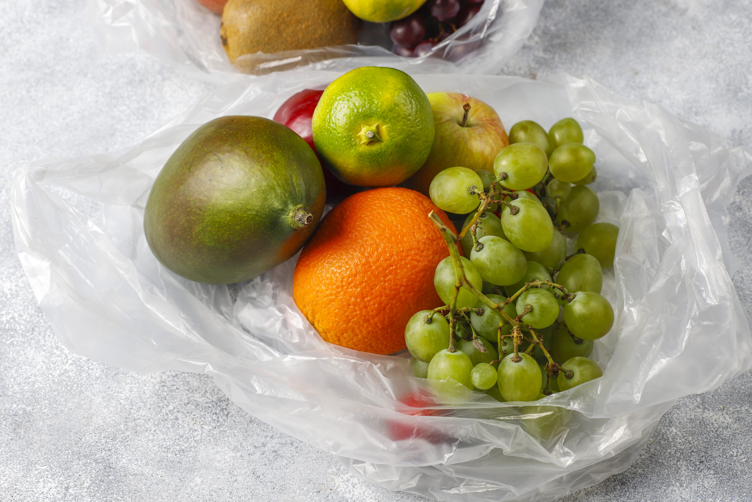 Fresh organic assorted fruits and berries.