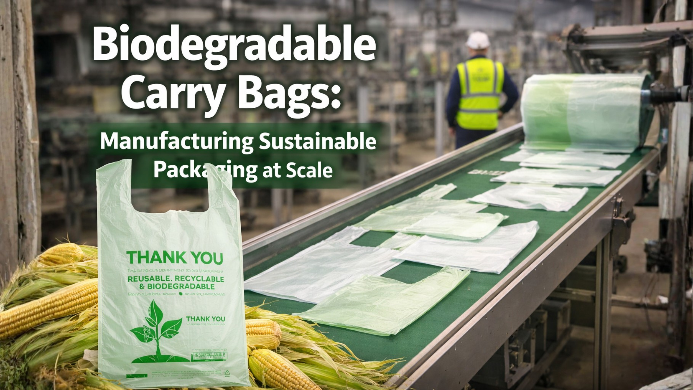 Biodegradable Carry Bags: Manufacturing Sustainable Packaging at Scale