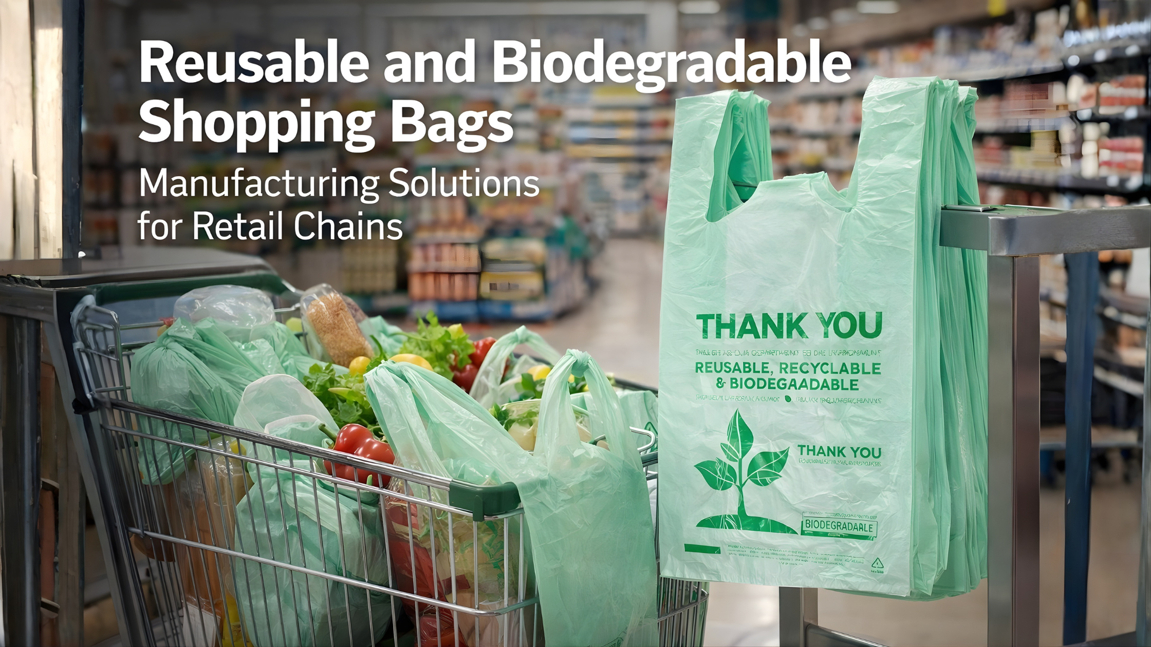 Reusable and Biodegradable Shopping Bags: Manufacturing Solutions for Retail Chains