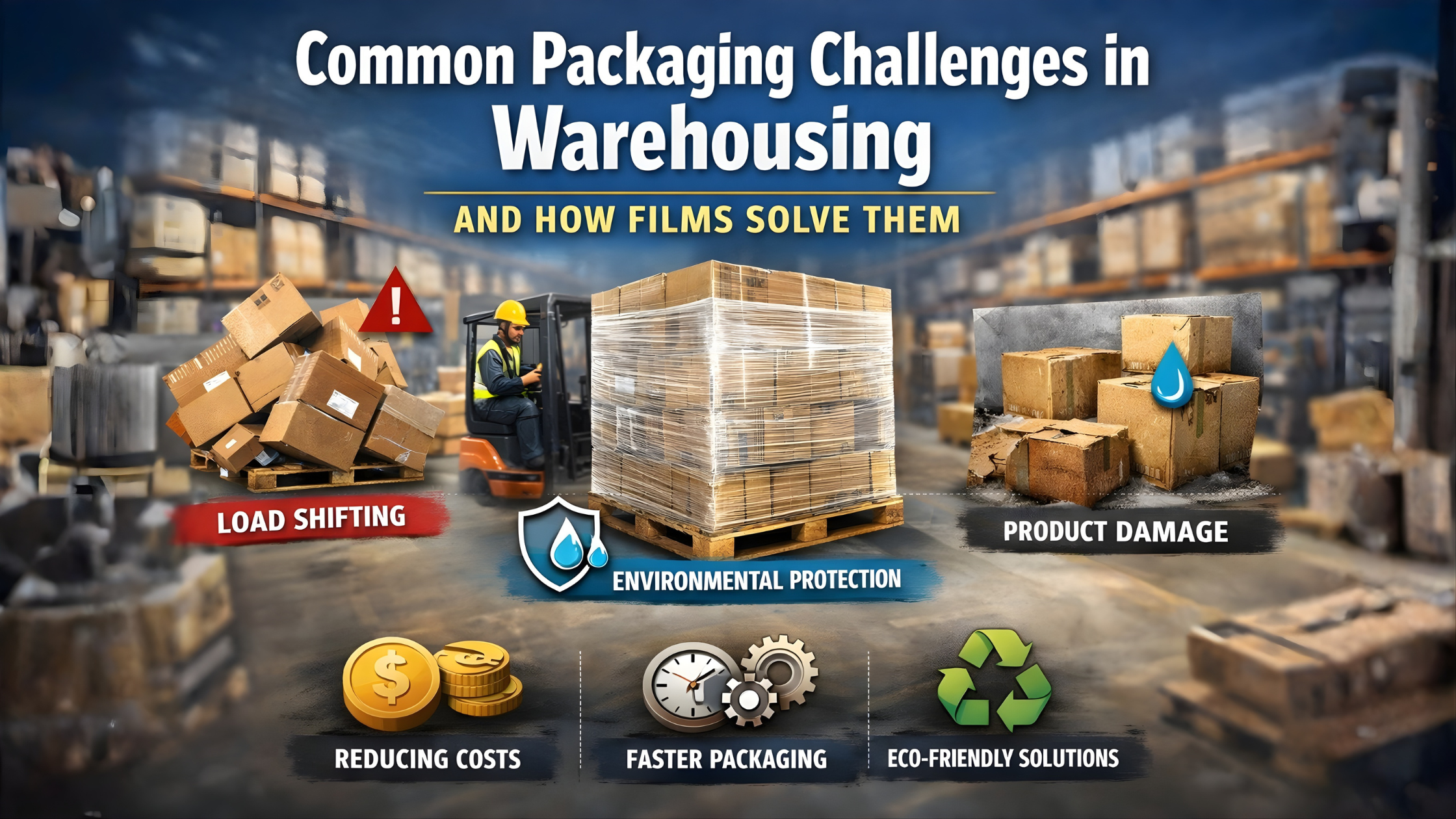 Common Packaging Challenges in Warehousing and How Films Solve Them