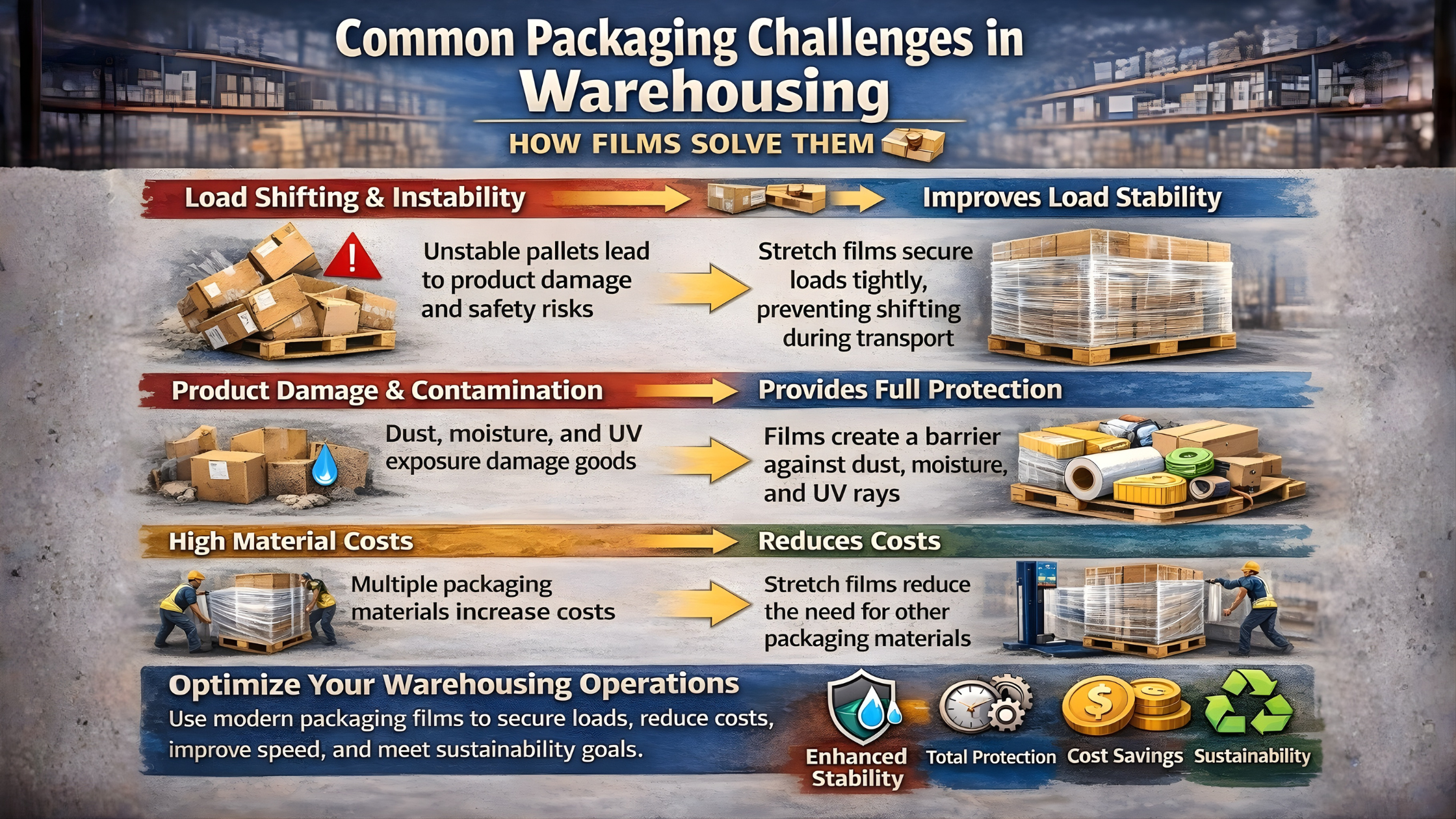Selecting the Right Film Solutions for Your Warehouse
