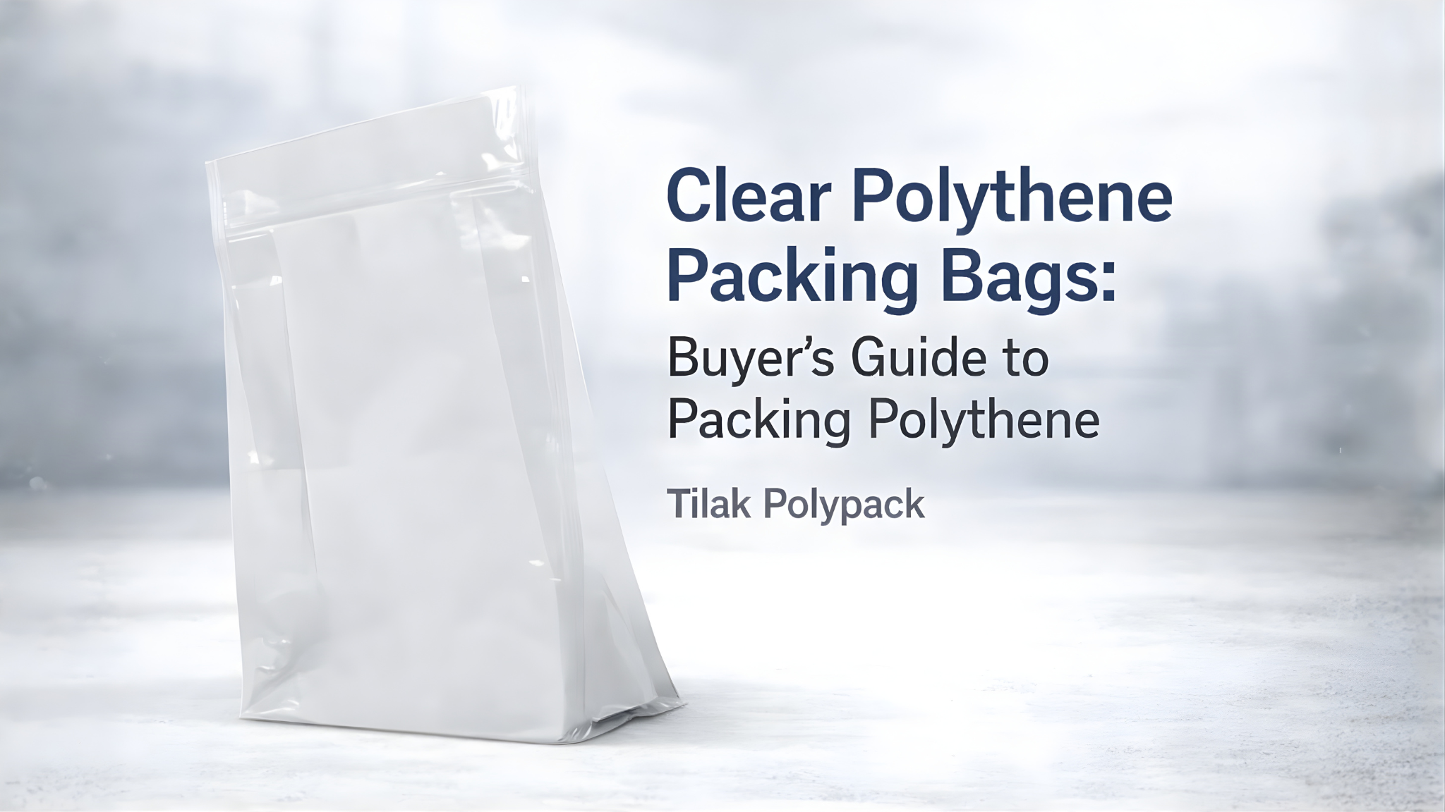 Clear Polythene Packing Bags: Buyer’s Guide to Packing Polythene